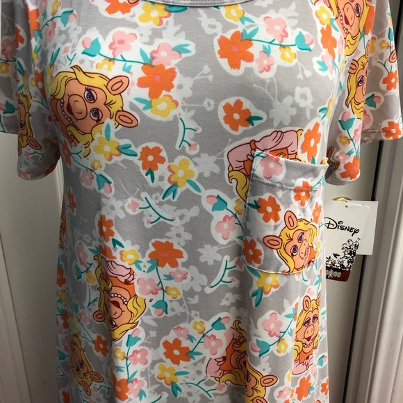 LulaRoe Carly Miss Piggy Disney Dress - Picture 2 of 7